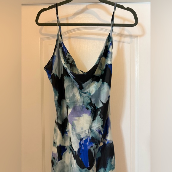 Guess Aqua Bloom Slip Maxi Dress - Picture 3 of 5